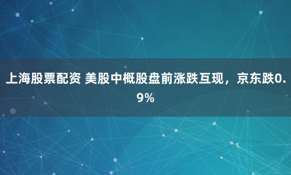 上海股票配资 美股中概股盘前涨跌互现，京东跌0.9%